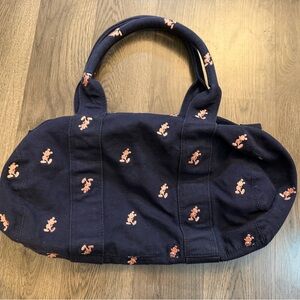 Disneyland Resort Duffle Purse with Embroidered Mickeys